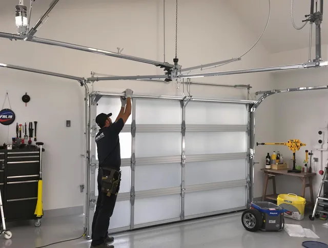 Millbury Garage Door Repair certified team performing precision garage door installation in Millbury
