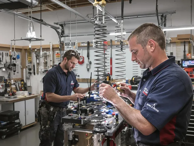 Garage door spring repair service by Millbury Garage Door Repair in Millbury